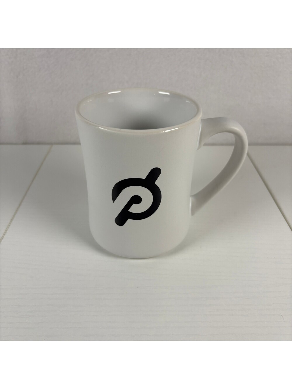 Peloton Coffee Mug Together We Go Far White Ceramic 15 oz Cycling Fitness Mug